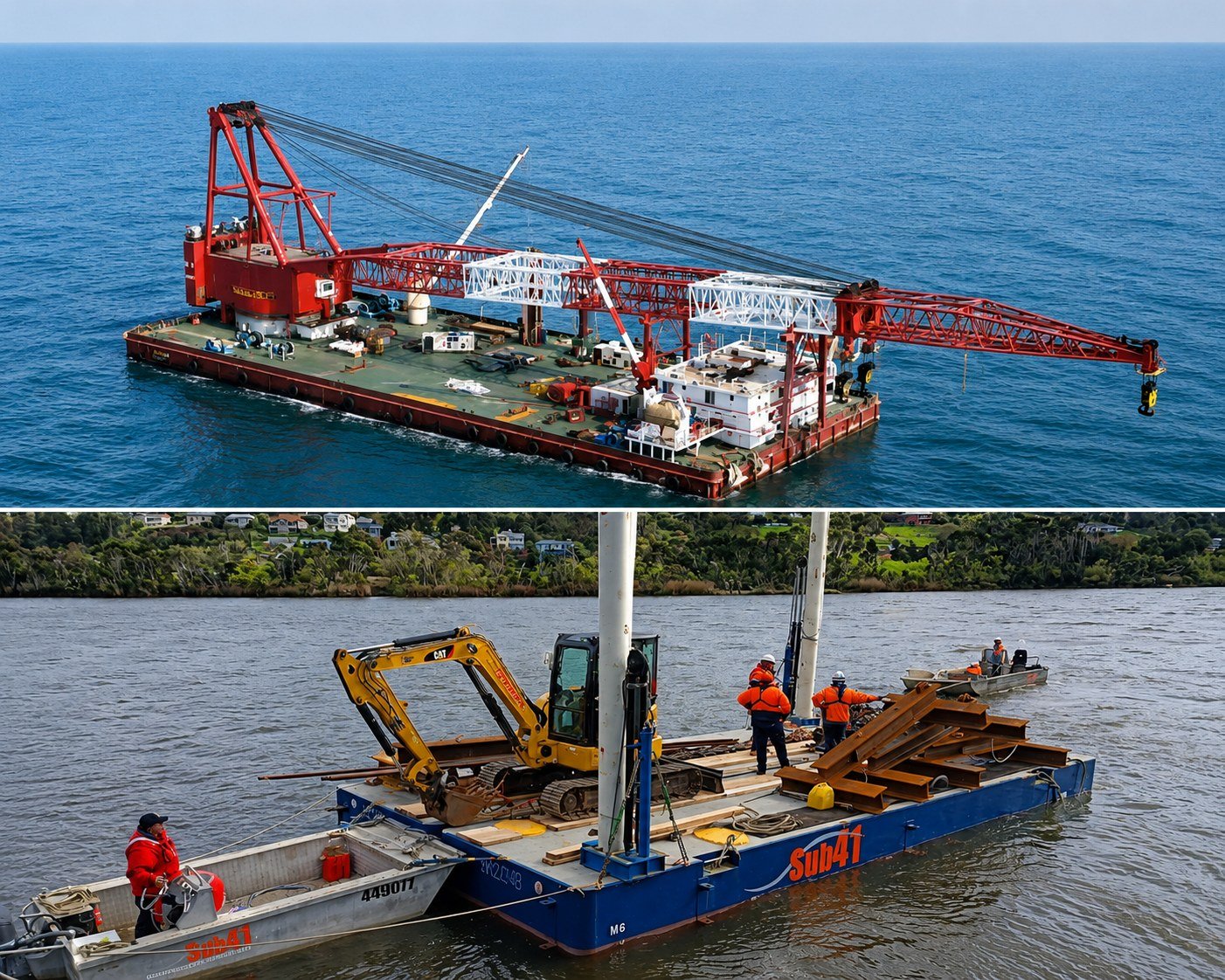 Marine construction and maintenance